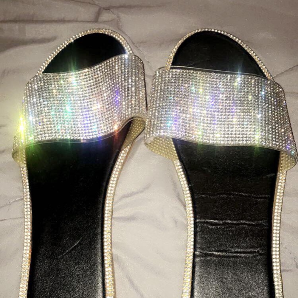 Glitter sandals